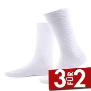Amanda Christensen True Ankle Rib Sock Weiß Gr 39/42 Herren