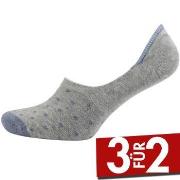 Amanda Christensen True Dot Invisible Sock Hellgrau Gr 43/44