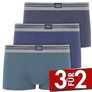 Jockey 3P Cotton Stretch Short Trunk Blau Baumwolle Small Herren