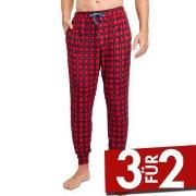 Jockey Pants Jogger Marine/Rot Polyester Small Herren