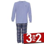 Jockey USA Originals Mix Pyjama Blau Baumwolle Medium Herren
