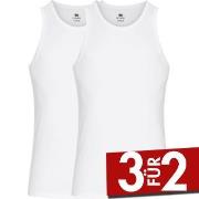 Dovre 2P Bamboo Singlet Weiß Small Herren