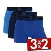 Dovre 3P Organic Cotton Boxers Blau Muster Ökologische Baumwolle Small...