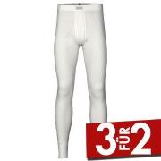 Dovre Wool Long Johns Weiß Merinowolle Small Herren