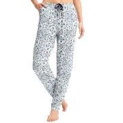 Calida Favourites Tiles Pyjama Trousers Weiß/Blau Baumwolle Small Dame...