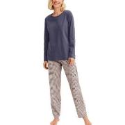 Calida Graphic Nights Pyjamas Mitternachtsbl Baumwolle Small Damen