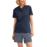 Calida Daylight Dreams Short Pyjama Marine Baumwolle Small Damen