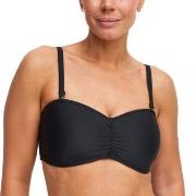 Swegmark Rio Bandeau Bikini Bra Padded Cups Schwarz B 75 Damen