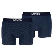 Levis 2P Men Logo Boxer Briefs Marine Baumwolle Small Herren