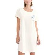 Triumph Nightdress Short Sleeve Offwhite Baumwolle 38 Damen