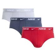 Nike 3P Everyday Essentials Cotton Stretch Hip Brief Blau/Grau Baumwol...