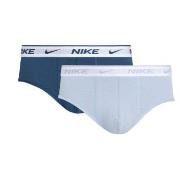 Nike 2P Everyday Cotton Stretch Briefs Marine/Denim Baumwolle Medium H...
