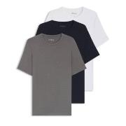 BOSS 3P Bamboo RN T-Shirt Schwarz/Weiß Bambus Medium Herren
