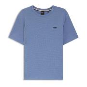 BOSS Waffle T Shirt Himmelblau Medium Herren