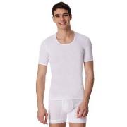 Schiesser Original Classics Short Sleeve Shirt Weiß Baumwolle Medium H...