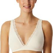 Schiesser BH Unique Cotton Soft Bra With Lace Crème Baumwolle A 70 Dam...