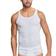 Schiesser Original Classics Fine Rib Undershirt Weiß Baumwolle Small H...