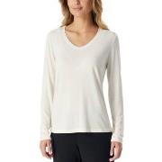 Schiesser Women Mix and Relax V-neck Long Sleeve Elfenbein Modal 38 Da...