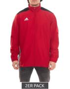 2er Pack adidas REGISTA 18 Herren Trainings-Jacke mit CLIMALITE Techno...