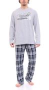 AM Legend Herren Pyjama-Set 2-teilig karierter Schlafanzug IAN MPJ 23 ...