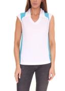 PGA TOUR Damen Achsel-Shirt mit Hemdkragen Golf-Shirt mit CoolFit 3508...