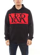 YOUNG & RECKLESS Herren Hoodie aus Baumwolle Kapuzen-Sweater mit große...