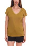 HECHTER PARIS Damen T-Shirt Basic-Shirt mit V-Ausschnitt Kurzarm-Shirt...