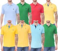 U.S. POLO ASSN. Herren Polo-Shirt schlicht oder mit farblichen Akzente...