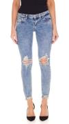 LTB Mina Damen Super Slim-Jeans Low Rise Denim-Hose mit Malvina-Waschu...