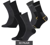 30 Paar STAPP Mega Thermo-Socken Baumwoll-Strümpfe & Arbeits-Socken in...