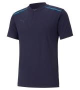 PUMA teamCUP Casuals Herren Polo-Shirt mit kurzem Stehkragen Sport-Shi...