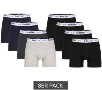 8er Pack Ballin Est. 2013 Herren Boxershorts mit Marken-Schriftzug am ...