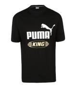 PUMA King Logo Tee T-Shirt bequemes Herren Baumwoll-Shirt Kurzarm-Shir...