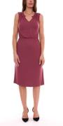 Laura Scott Damen Midi-Kleid mit V-Ausschnitt Sommer-Kleid ärmellos 59...