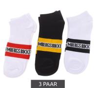 3 Paar BIKKEMBERGS Surtido Herren Baumwoll-Socken mit kleinem Markensc...