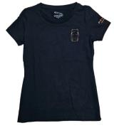 JAGUAR Damen Basic-Shirt Kurzarm-Shirt Baumwoll-Shirt mit Rückenprint ...