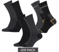 2 Paar STAPP Mega Allround Thermo-Socken & Arbeits-Socken Baumwoll-Str...