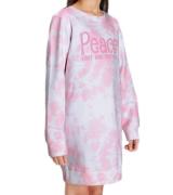 KIDSWORLD Mädchen Pullover-Kleid mit mit Allover-Batik-Print Sweat-Kle...