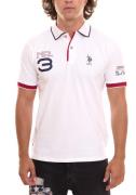 U.S. POLO ASSN. Kurzarm Polo-Hemd bequemes Polo-Shirt für Herren mit F...