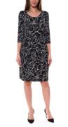 Aniston SELECTED Damen Mini-Kleid mit abstraktem Allover-Print Langarm...