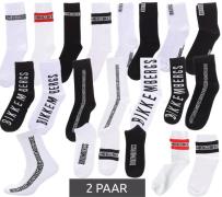 2 Paar BIKKEMBERGS Herren Baumwoll-Socken mit kleinem Markenschriftzug...