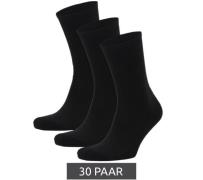 30 Paar Tennis-Socken schlichte Baumwoll-Socken Sport-Socken für Herre...