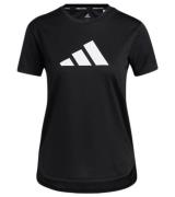 adidas Damen nachhaltiges Rundhals-Shirt mit AEROREADY-Technologie Spo...