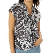 Aniston SELECTED Damen Sommer-Bluse ärmellose Bluse mit Allover-Print ...