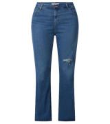 LEVI`S PLUS 725 Damen Bootcut Jeans High Waist Denim-Hose Jeans im 5-P...