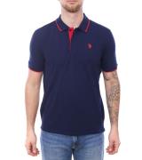 U.S. POLO ASSN. Herren Polo-Shirt Basic-Shirt Baumwoll-Shirt Kurzarm-S...