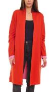 Laura Scott Damen Strick-Jacke zweifarbiger Cardigan verschlusslos 179...