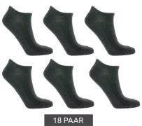 18 Paar TASTIQ Sneaker-Socken schlichte Baumwoll-Socken in Geschenkbox...