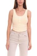 LTB KOBELE Damen T-Shirt Sommer-Shirt gestreiftes Crop-Top 14423503 Ge...