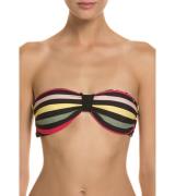 GUESS Wende-Bandeau-Bikini süßes Damen Mode-BH mit floralen Muster-Det...